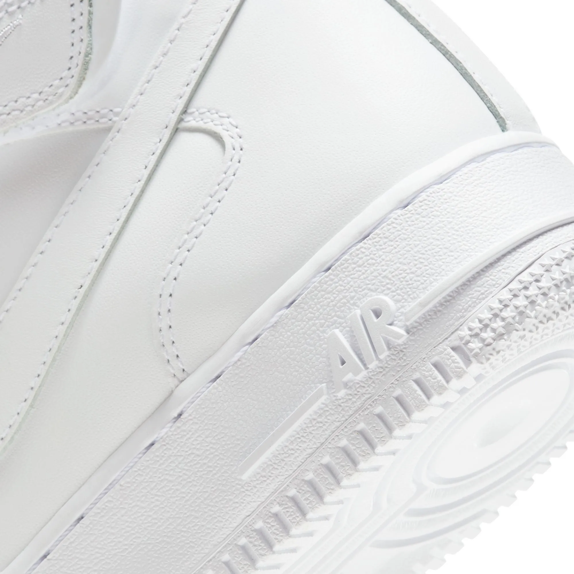 NIKE WOMEN AIR FORCE 1 '07 MID WHITE/WHITEWHITE