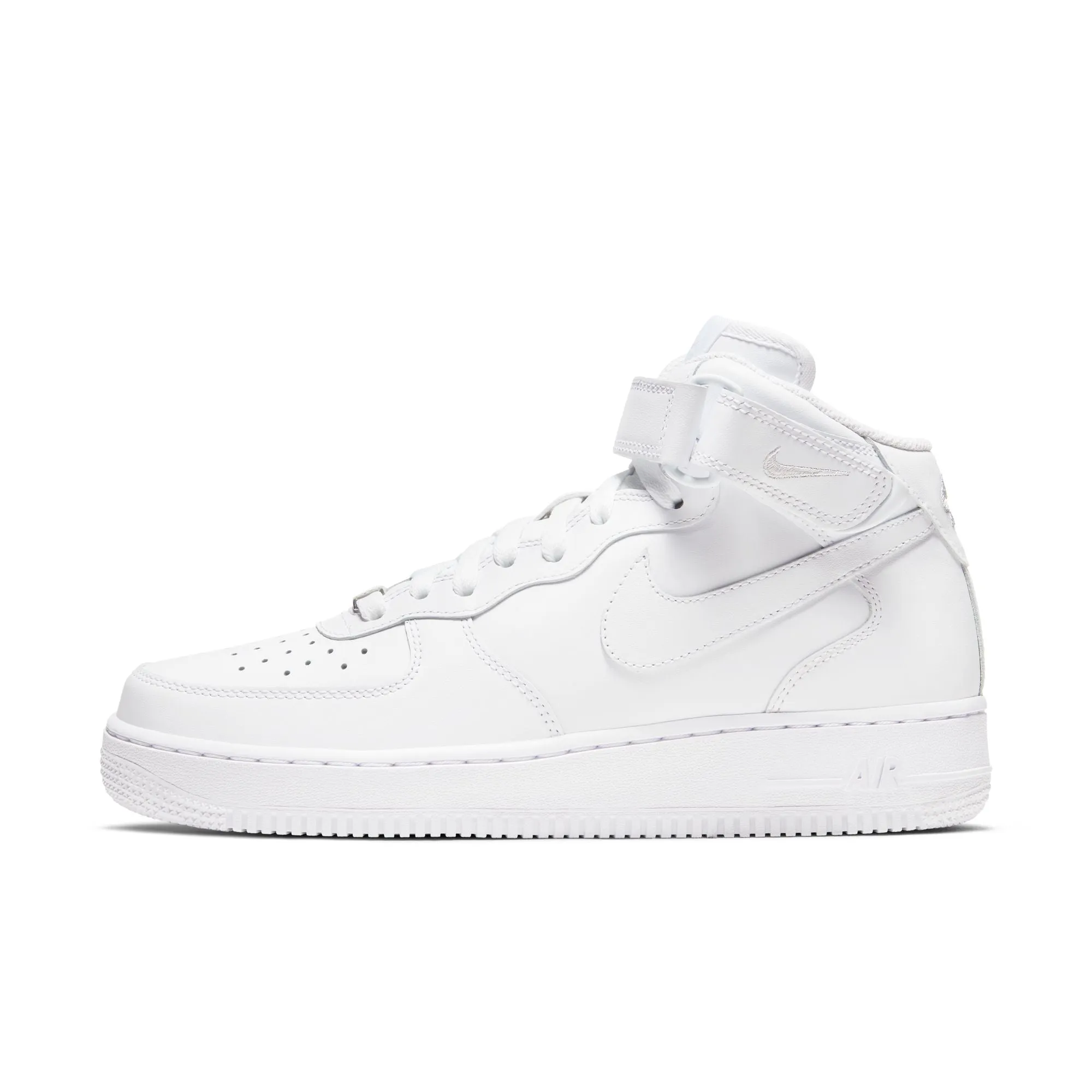 NIKE WOMEN AIR FORCE 1 '07 MID WHITE/WHITEWHITE