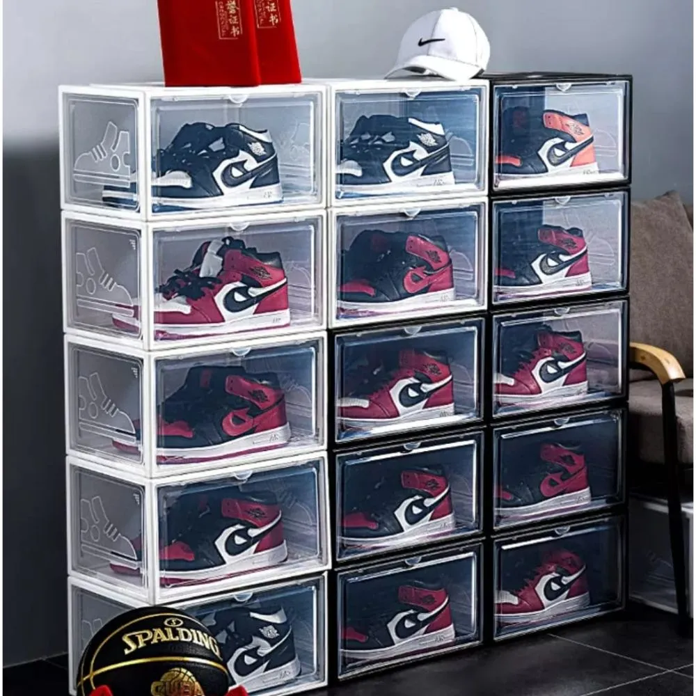 Organizador Apilable para Zapatillas Caja para Dormitorio Blanco U498