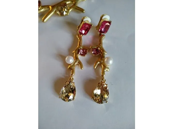 Oscar de la Renta Conjuntos de joyería Rosa 