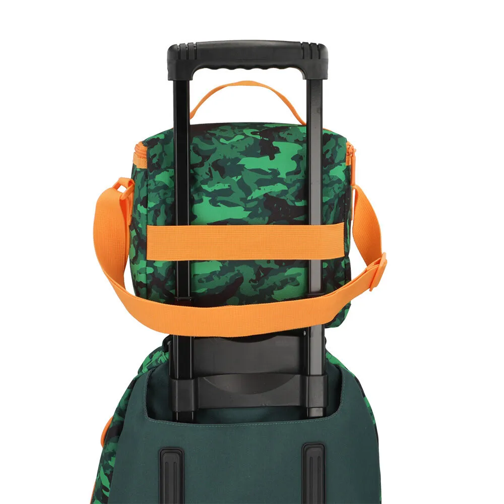 Pack Mochila con ruedas Xtrem Run 5XT Dino Verde