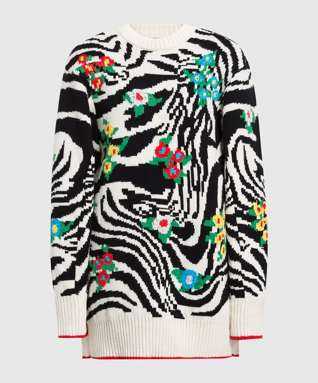 Philosophy di Lorenzo Serafini Wool jacquard sweater