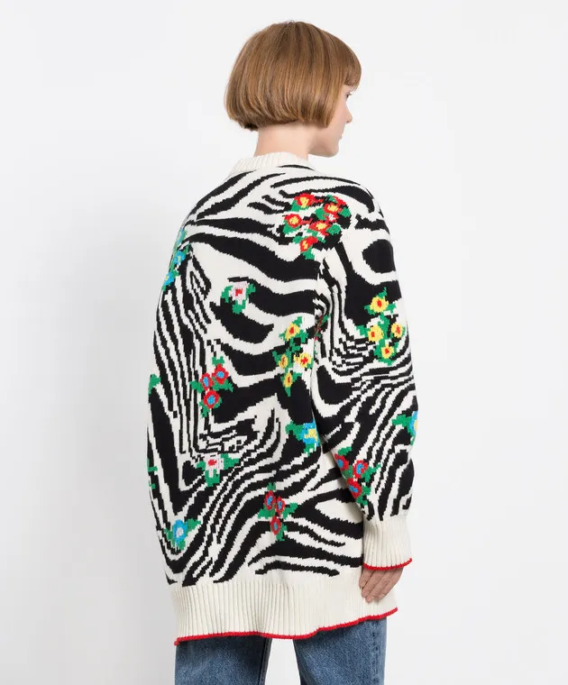 Philosophy di Lorenzo Serafini Wool jacquard sweater