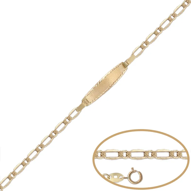 Pulsera Bebé Oro 12cm