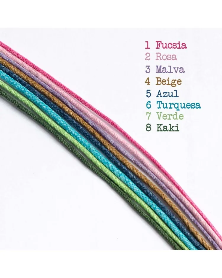 Pulsera con 4 medallas de plata grabadas