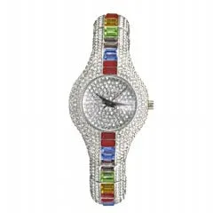 Reloj para mujer women's Watch 30mm Small Womens Watch Shockproof Waterproof Ladies Metal Watch bracelets Rhinestone Watches