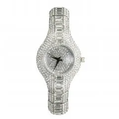 Reloj para mujer women's Watch 30mm Small Womens Watch Shockproof Waterproof Ladies Metal Watch bracelets Rhinestone Watches
