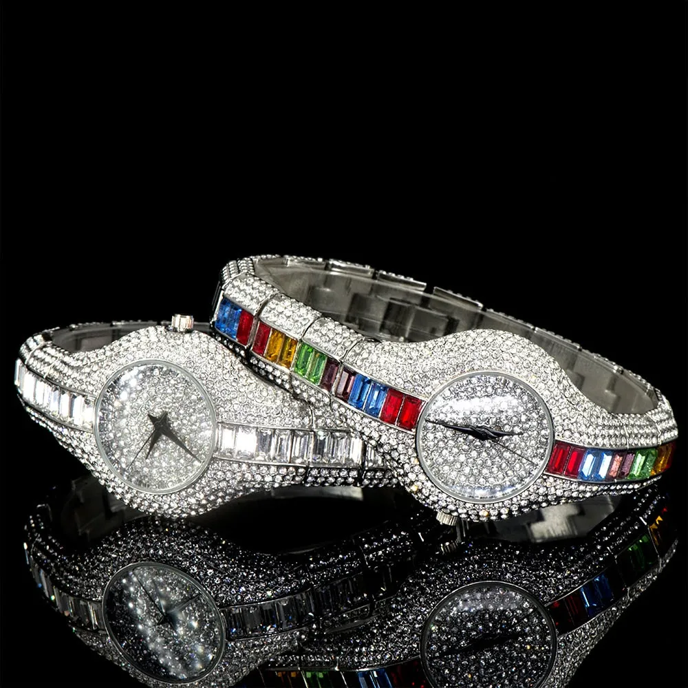 Reloj para mujer women's Watch 30mm Small Womens Watch Shockproof Waterproof Ladies Metal Watch bracelets Rhinestone Watches