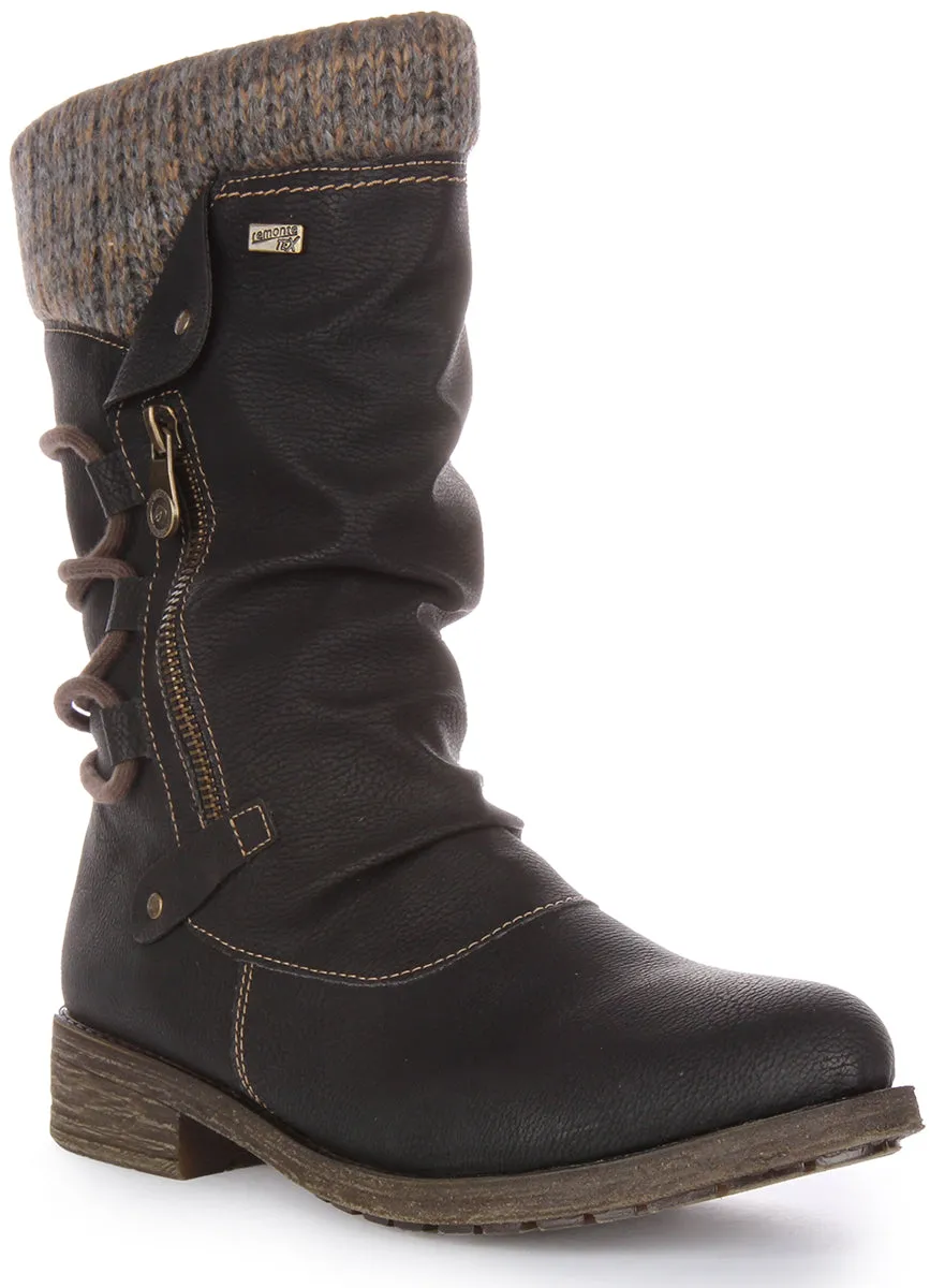 REMONTE ERIN D807025 IN BROWN FOR WOMEN