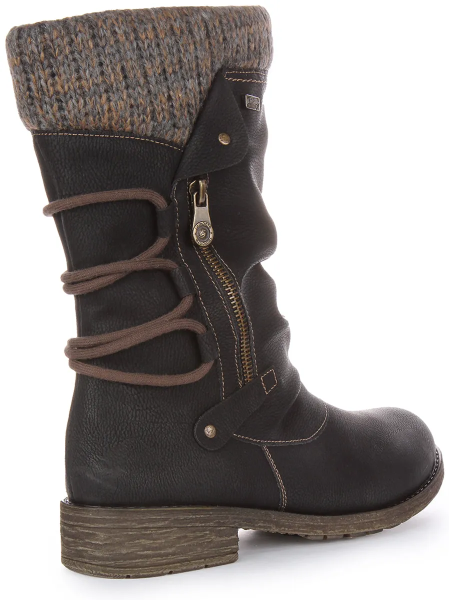 REMONTE ERIN D807025 IN BROWN FOR WOMEN