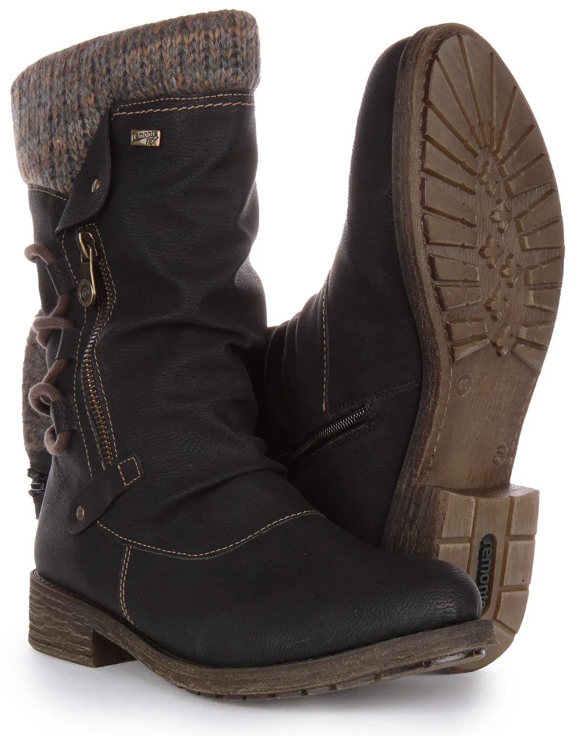 REMONTE ERIN D807025 IN BROWN FOR WOMEN