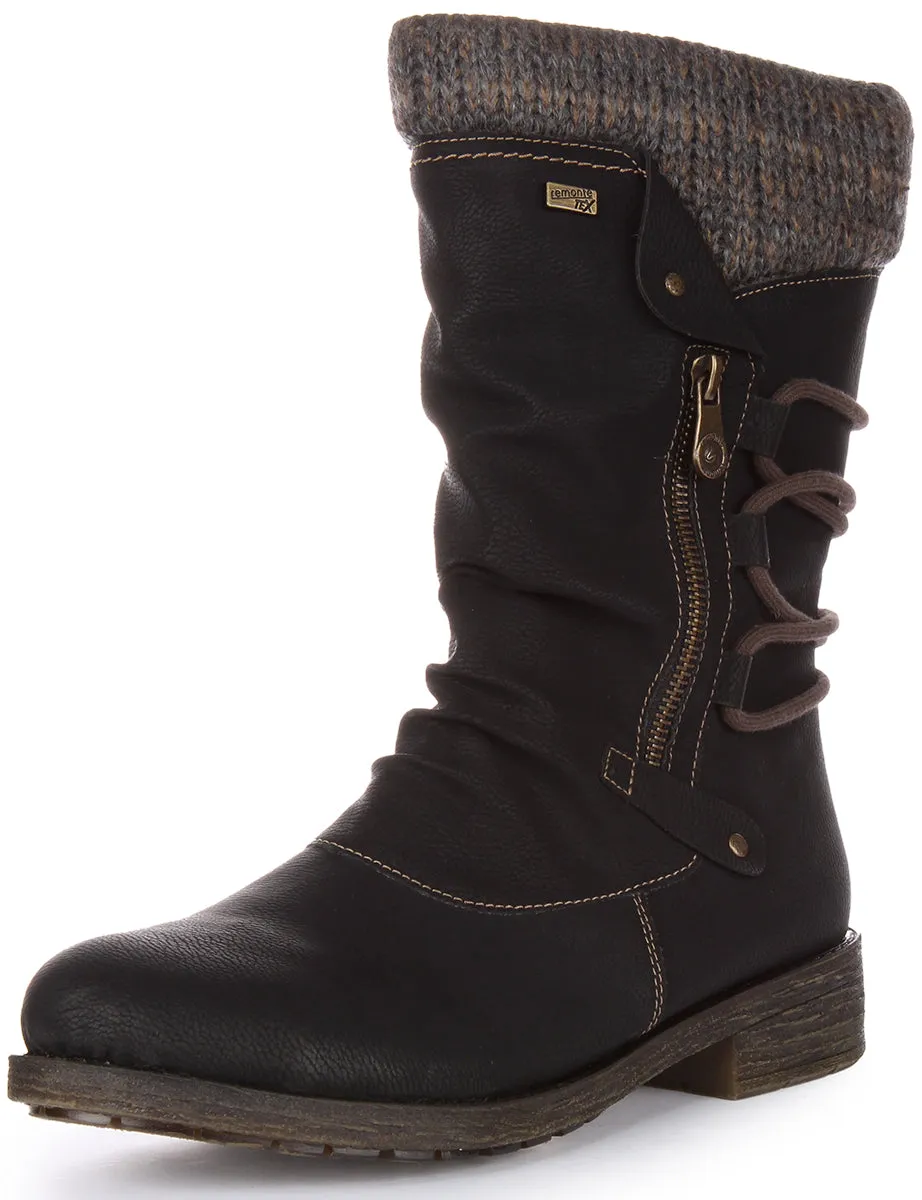 REMONTE ERIN D807025 IN BROWN FOR WOMEN