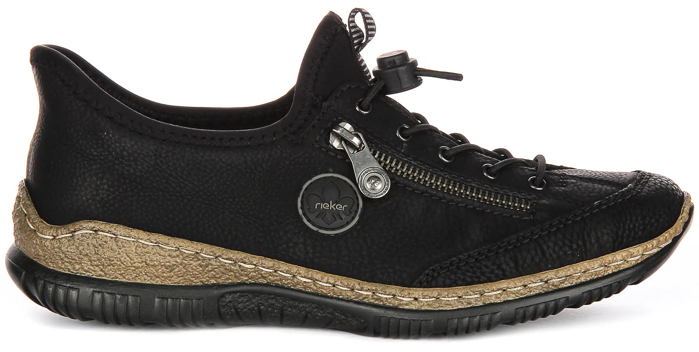 RIEKER N326701 IN BLACK FOR WOMEN