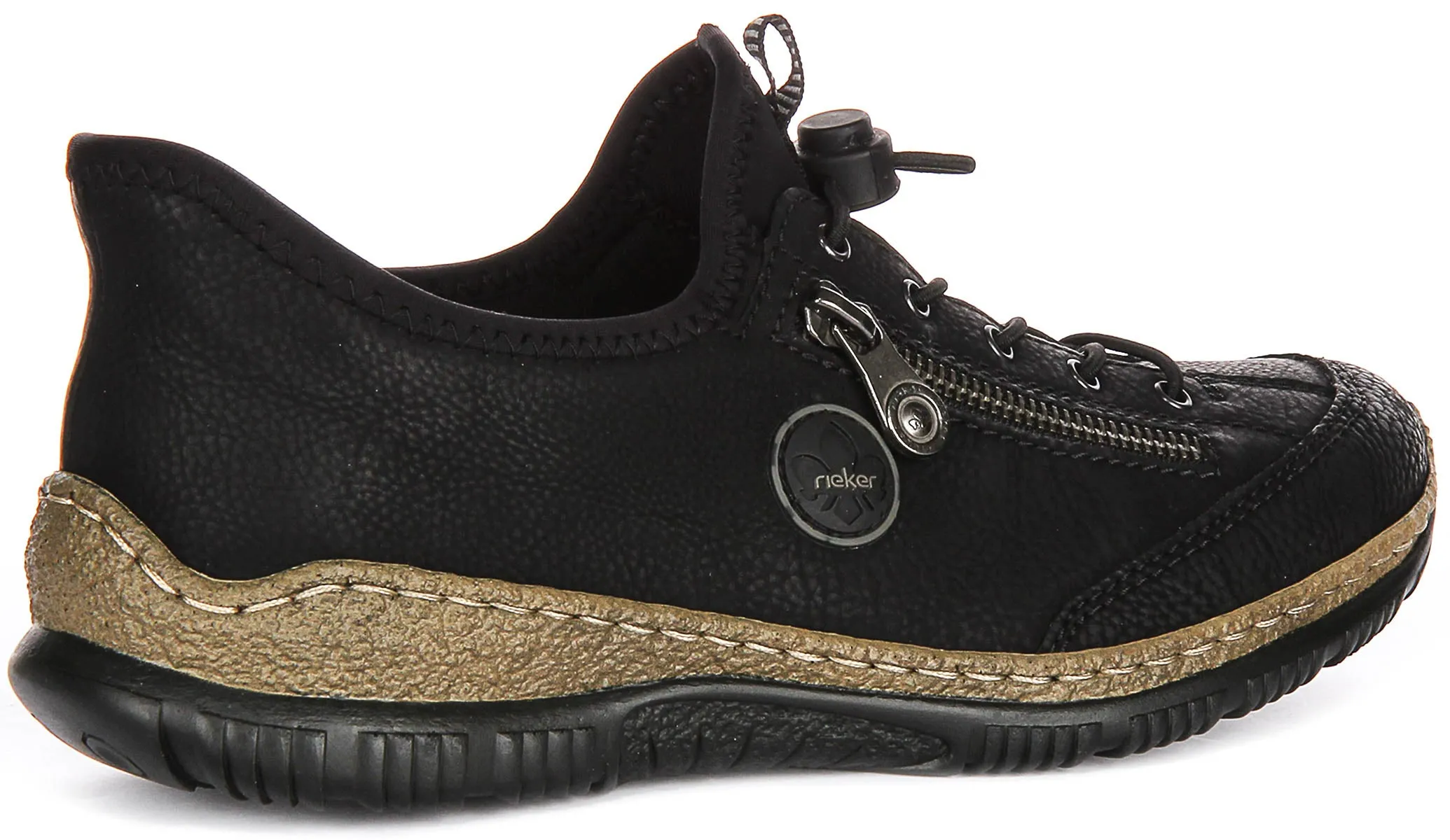 RIEKER N326701 IN BLACK FOR WOMEN