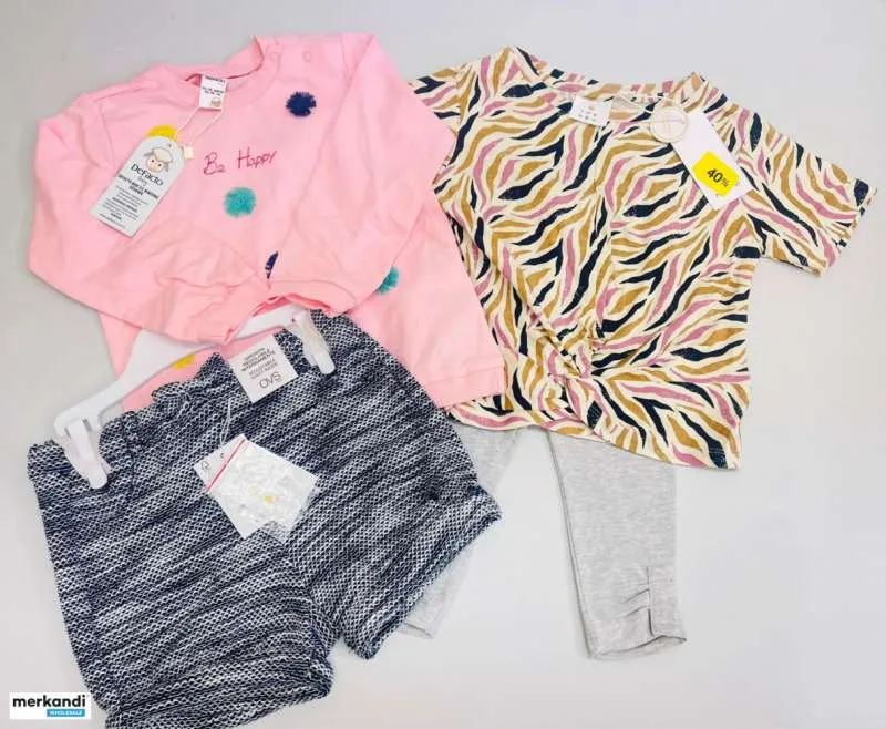 Ropa nueva para niños para todas las estaciones. OVS, Primigi, Cost:bart, DeFacto.