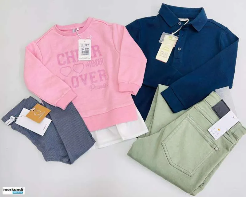 Ropa nueva para niños para todas las estaciones. OVS, Primigi, Cost:bart, DeFacto.