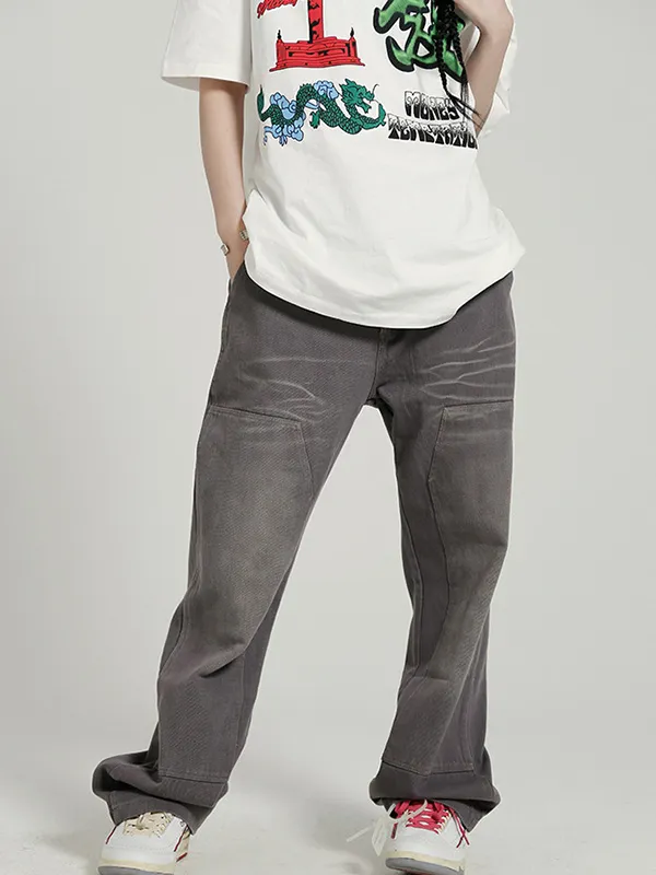 Ropa urbana holgada con vaqueros cargo