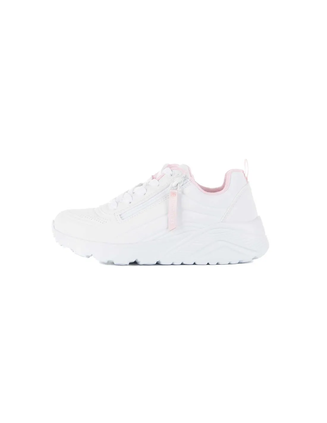 SKECHERS  ZAPATILLAS BLANCAS EASY ZIP 310387 NIñA