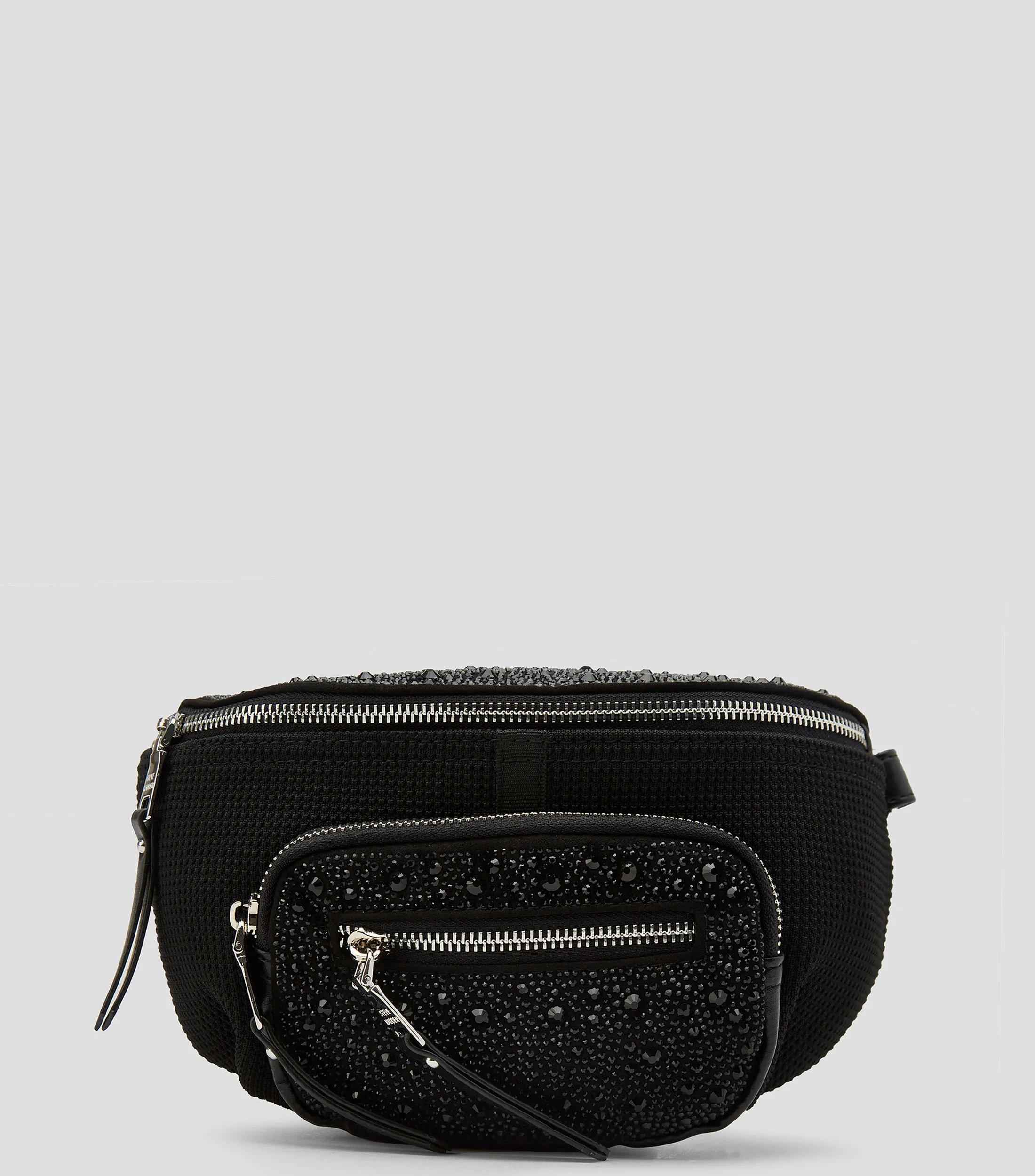 Steve Madden Bolso Cangurera Negra Mujer
