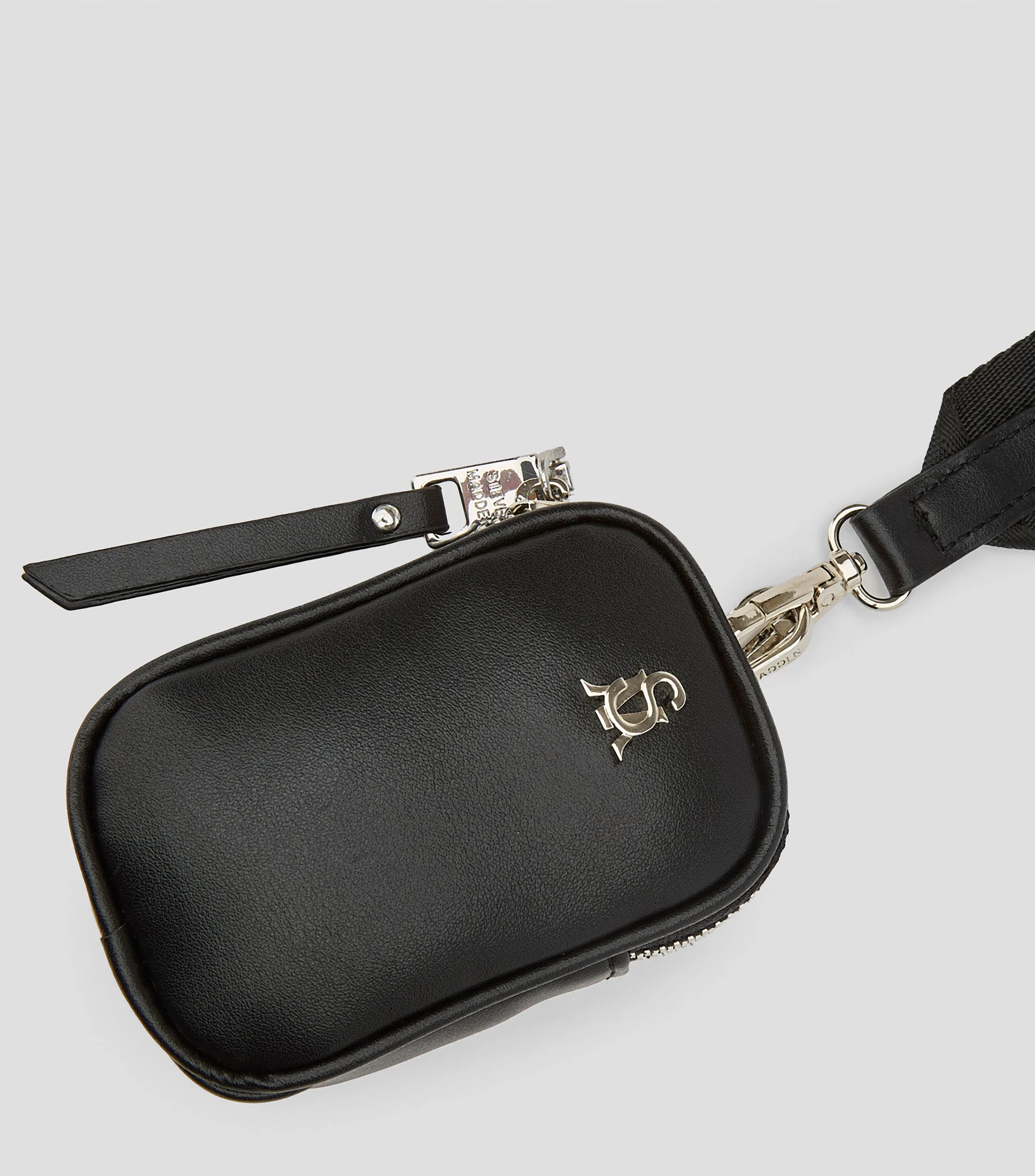 Steve Madden Bolso Cangurera Negra Mujer