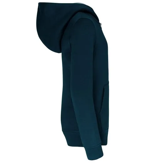 Sudadera capucha y cremallera niños