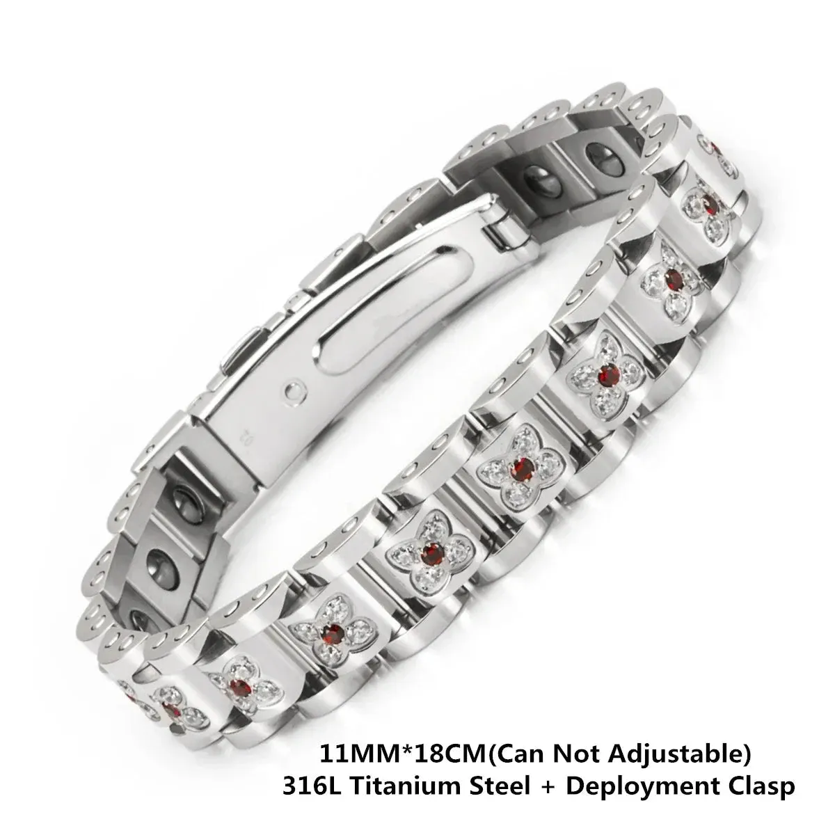 Titanium Steel Magnetic Therapy Bracelet for men and women Link Bracelets