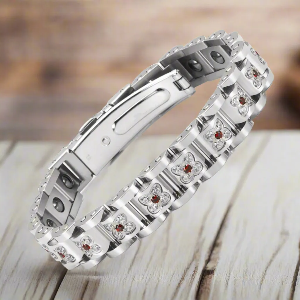 Titanium Steel Magnetic Therapy Bracelet for men and women Link Bracelets