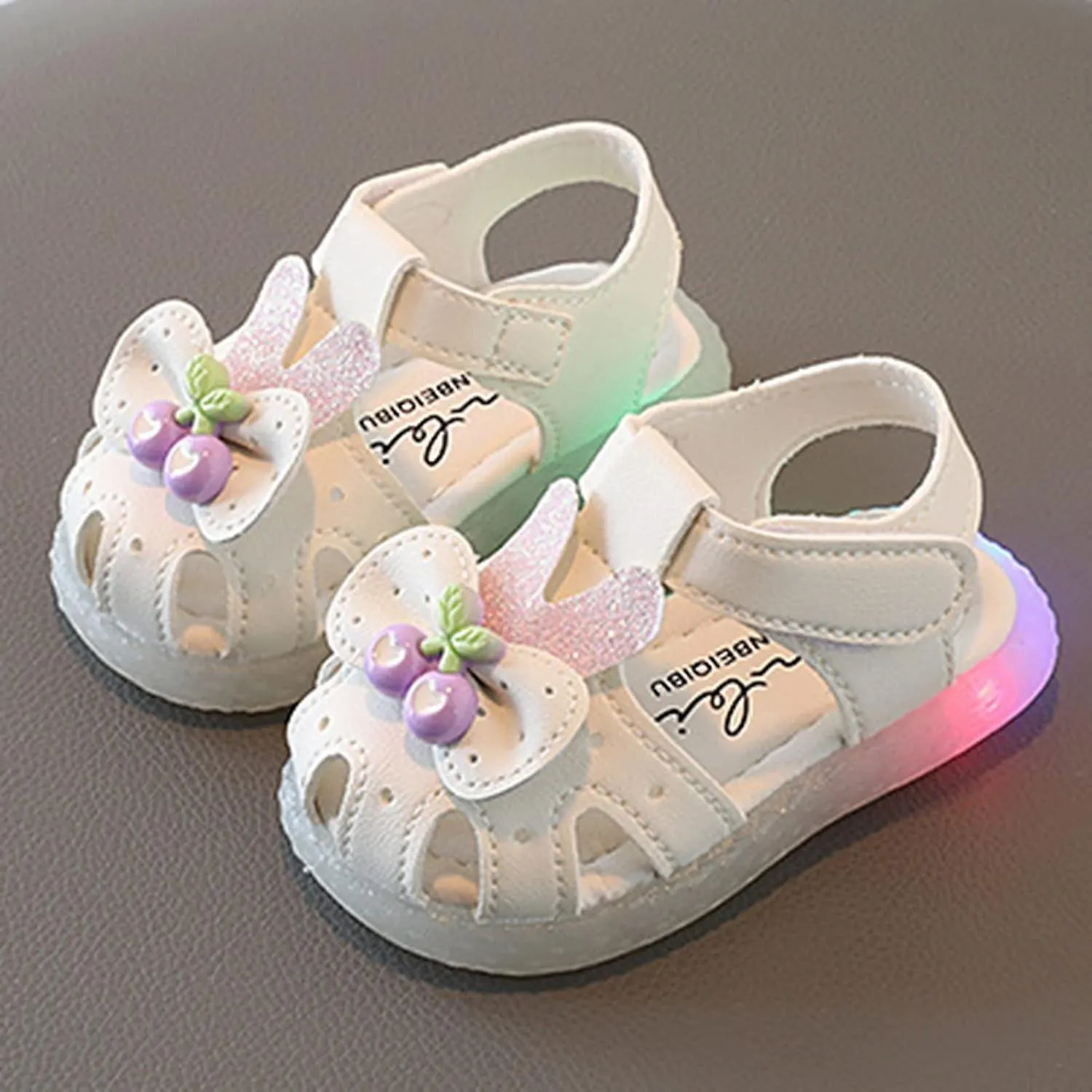 Toboganes para niños talla 2 Zapatos para niños Sandalias suaves cómodas Suela suave Zapatos para niños pequeños Baotou Zapatos 