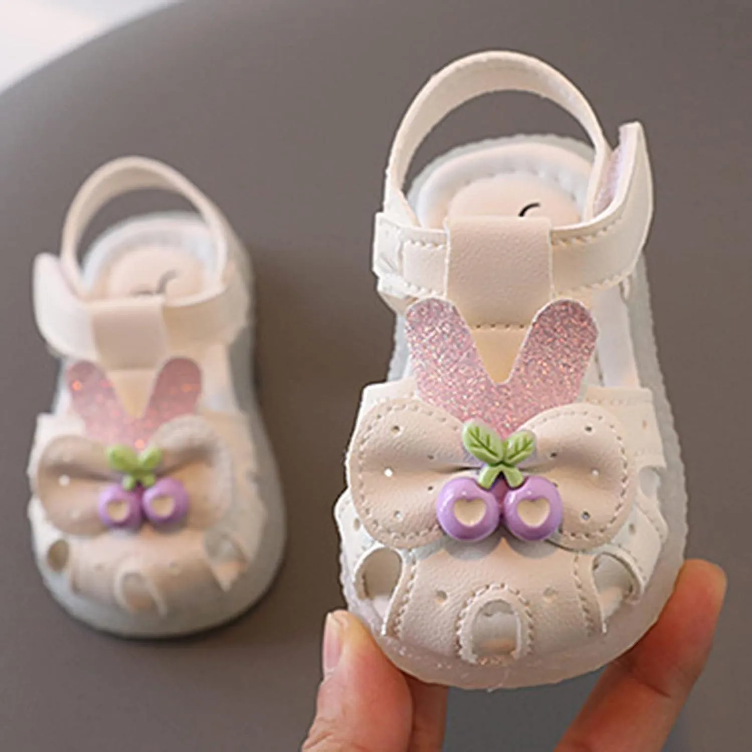 Toboganes para niños talla 2 Zapatos para niños Sandalias suaves cómodas Suela suave Zapatos para niños pequeños Baotou Zapatos 