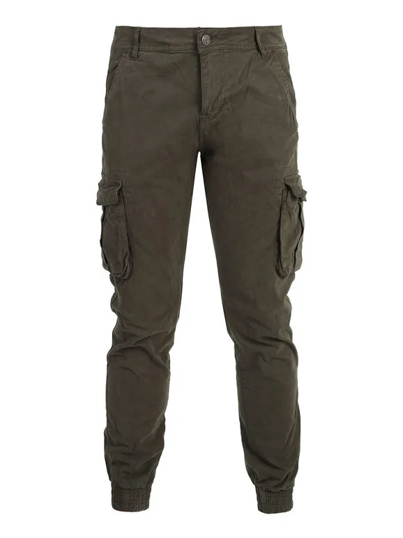 Tony Backer Pantalón de hombre con grandes bolsillos laterales y puños.