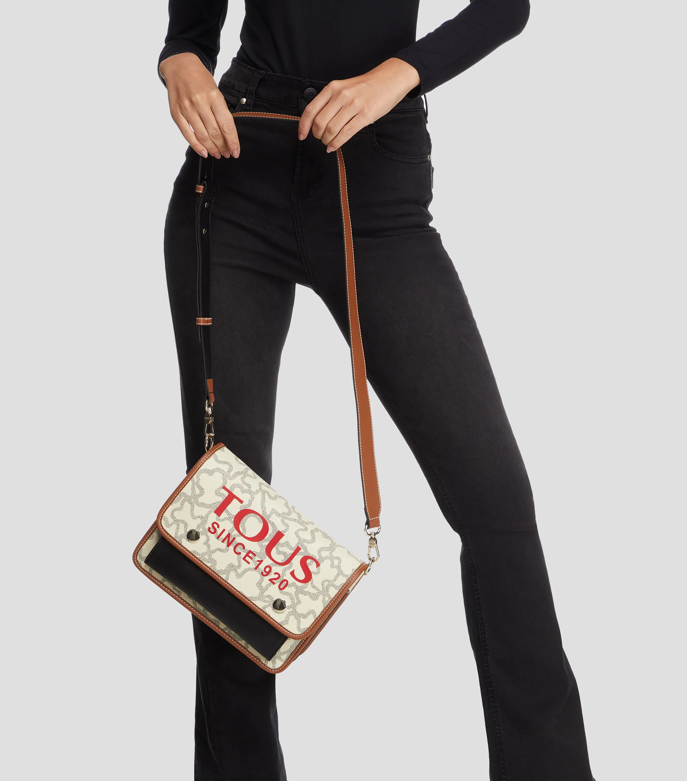 Tous Bolso crossbody beige M Kaos Icon Mujer