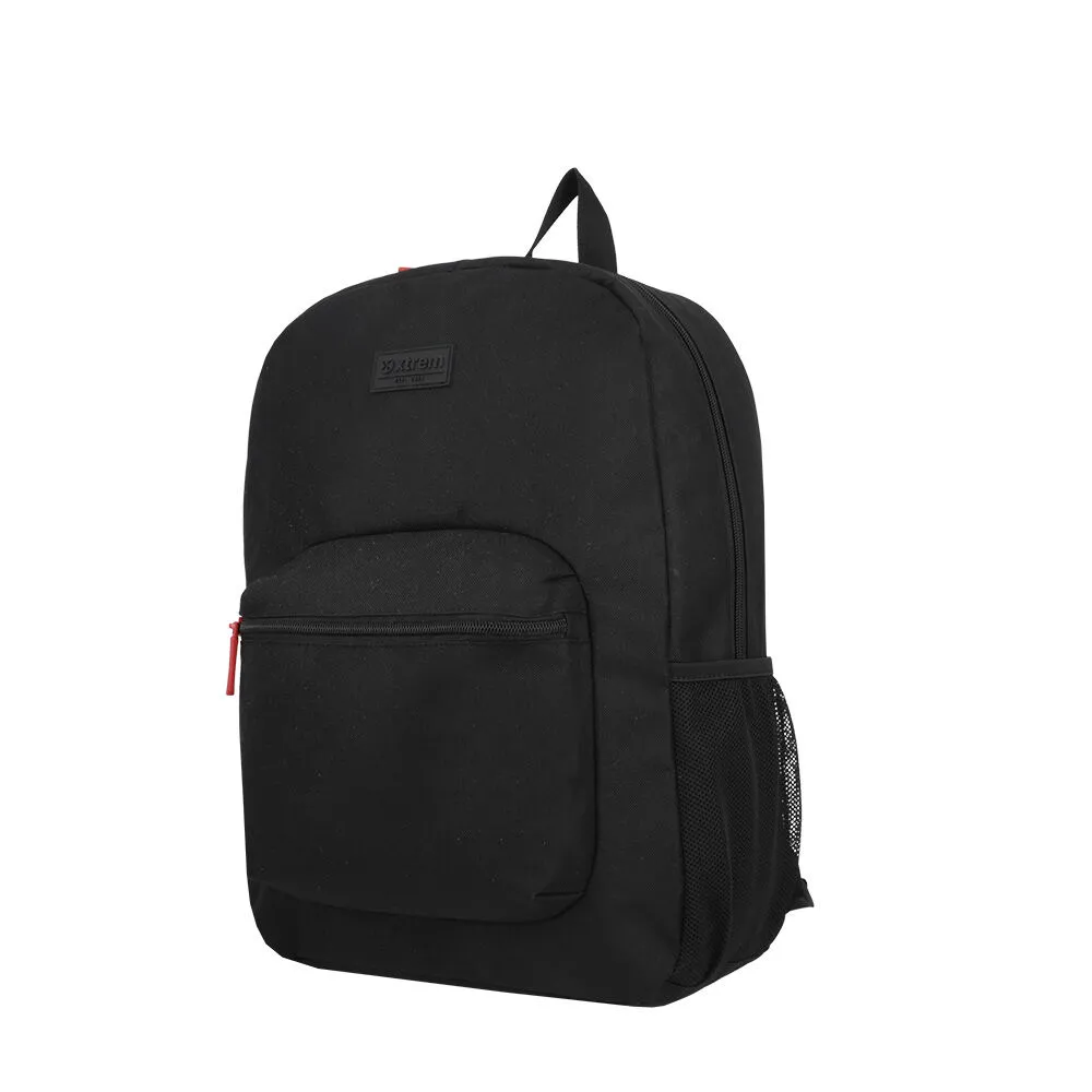 Triple Pack 5XT Mochila Niño Xtrem Negro/Rojo