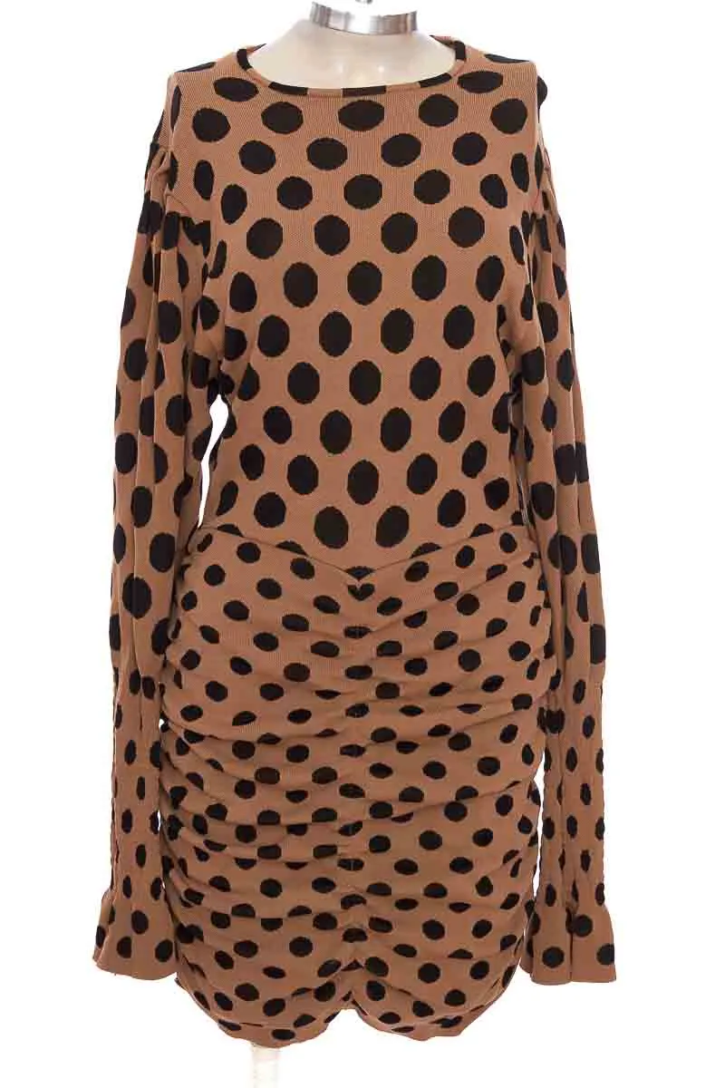 VESTIDO / ENTERIZO COLOR CAFé  ZARA