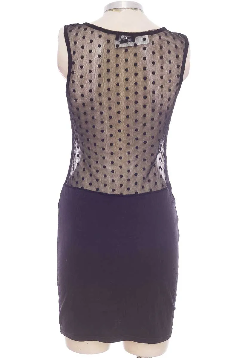 VESTIDO / ENTERIZO COLOR NEGRO  BERSHKA