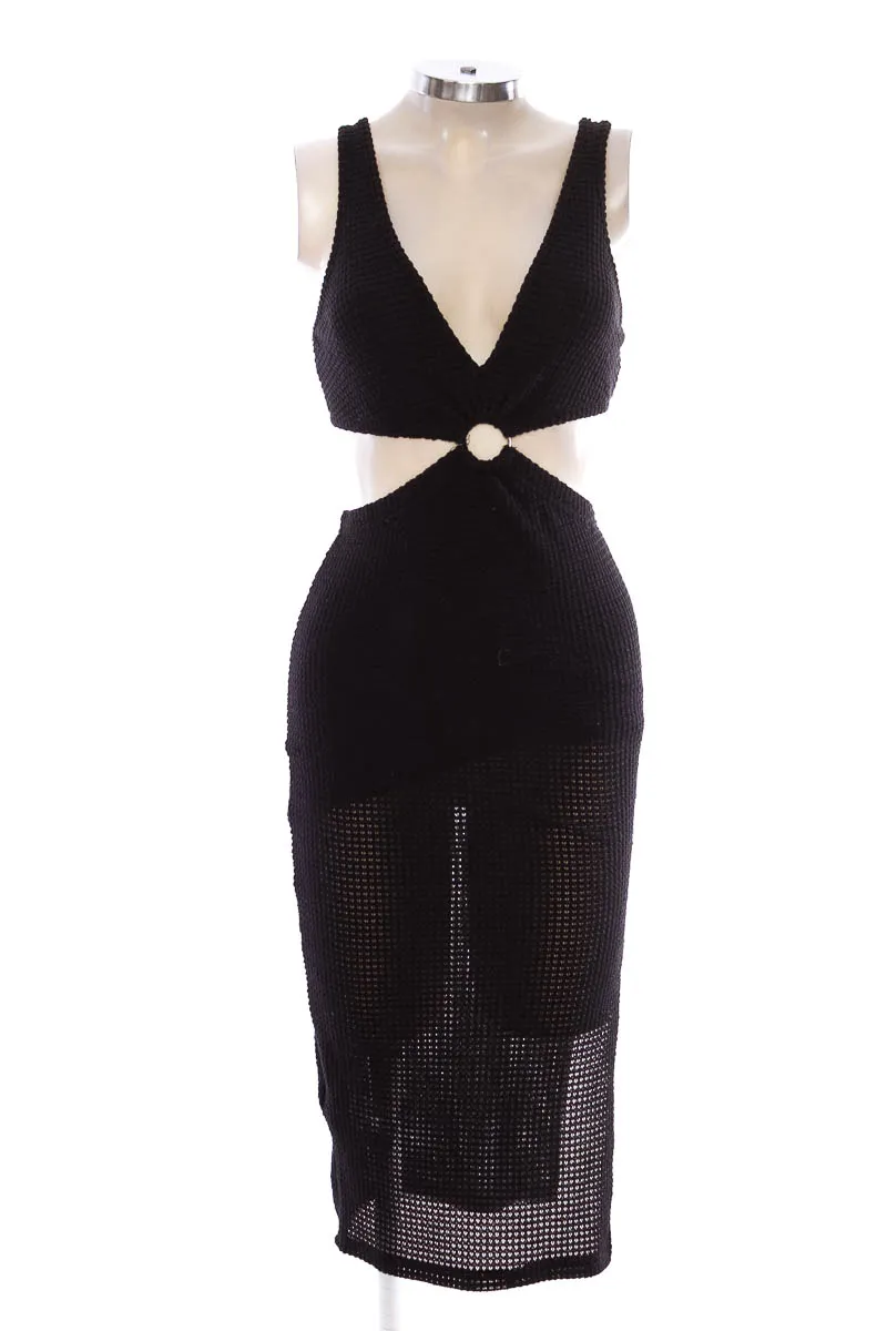 VESTIDO / ENTERIZO COLOR NEGRO  GREFIT