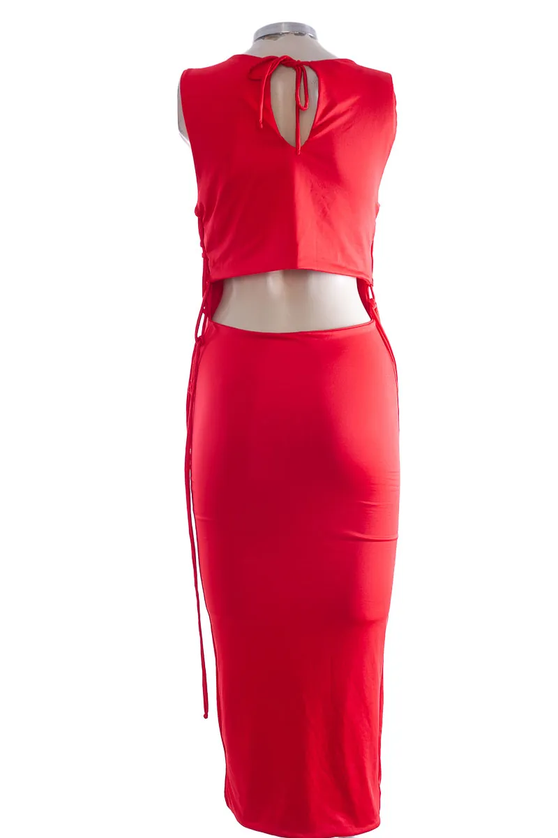 VESTIDO / ENTERIZO COLOR ROJO  CLOSEANDO