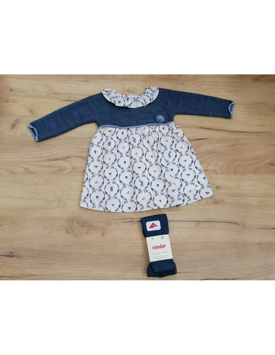 Vestido bebé niña Fauna de Paz Rodríguez