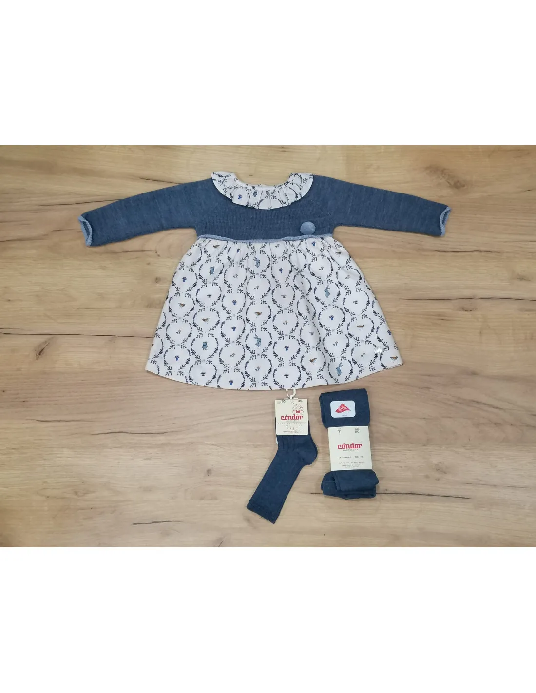 Vestido bebé niña Fauna de Paz Rodríguez