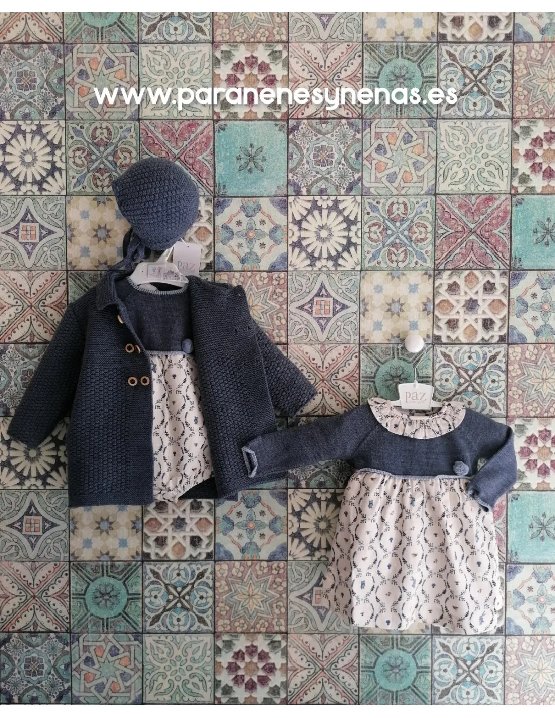 Vestido bebé niña Fauna de Paz Rodríguez