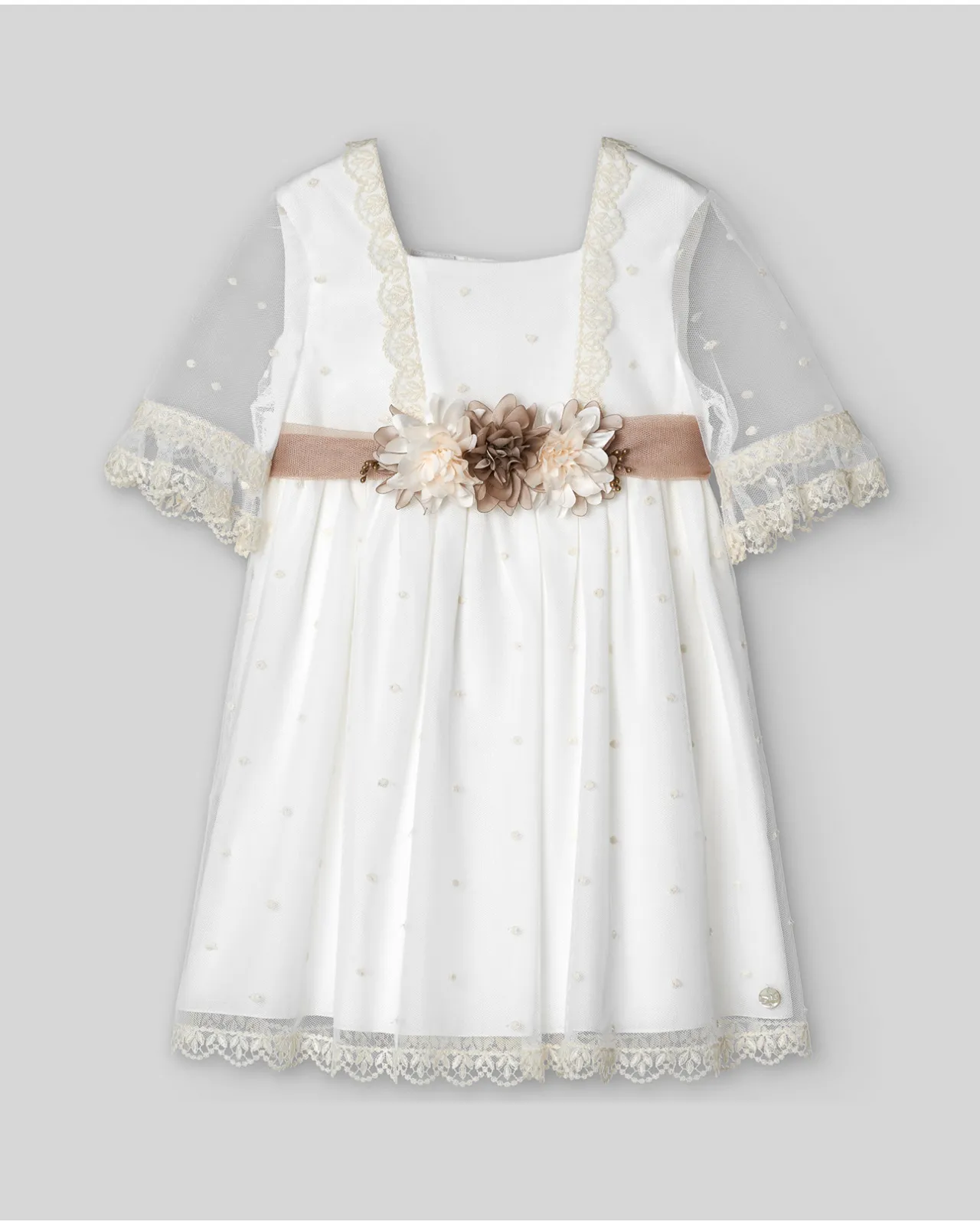 Vestido con puntilla "CEREMONIA"