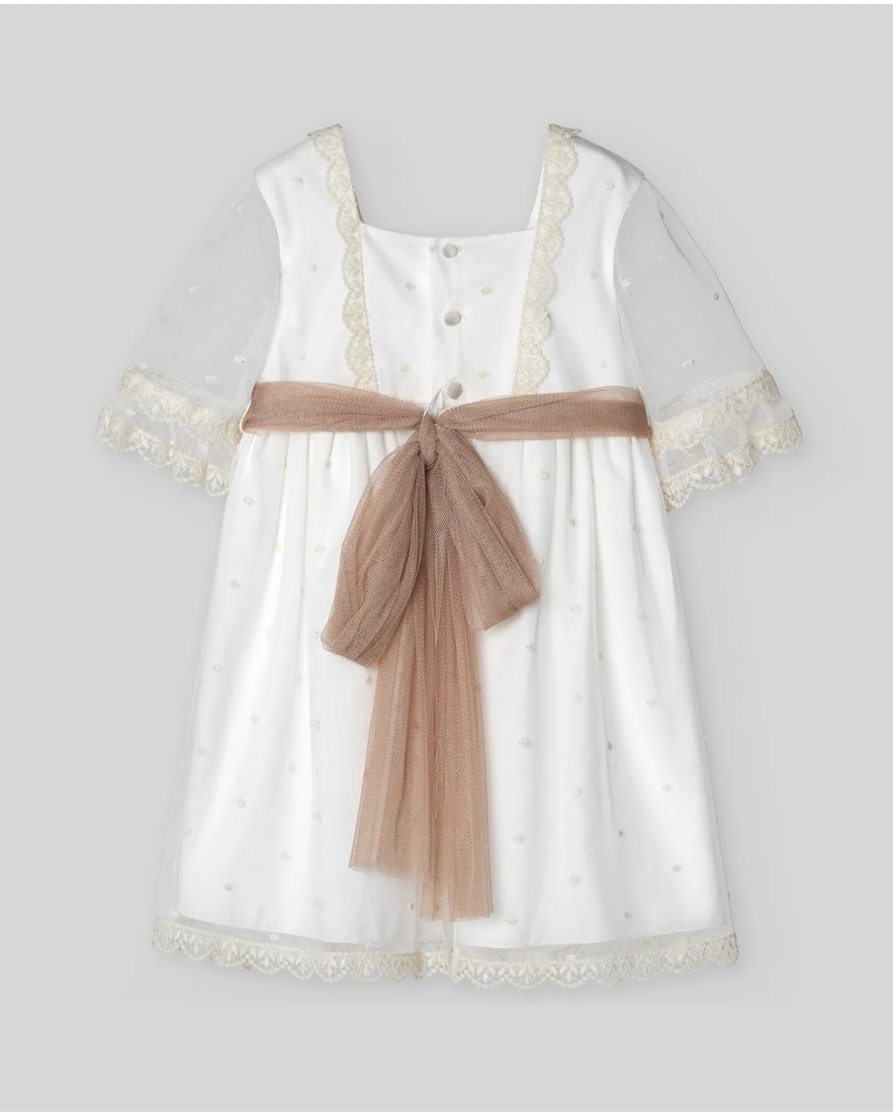 Vestido con puntilla "CEREMONIA"
