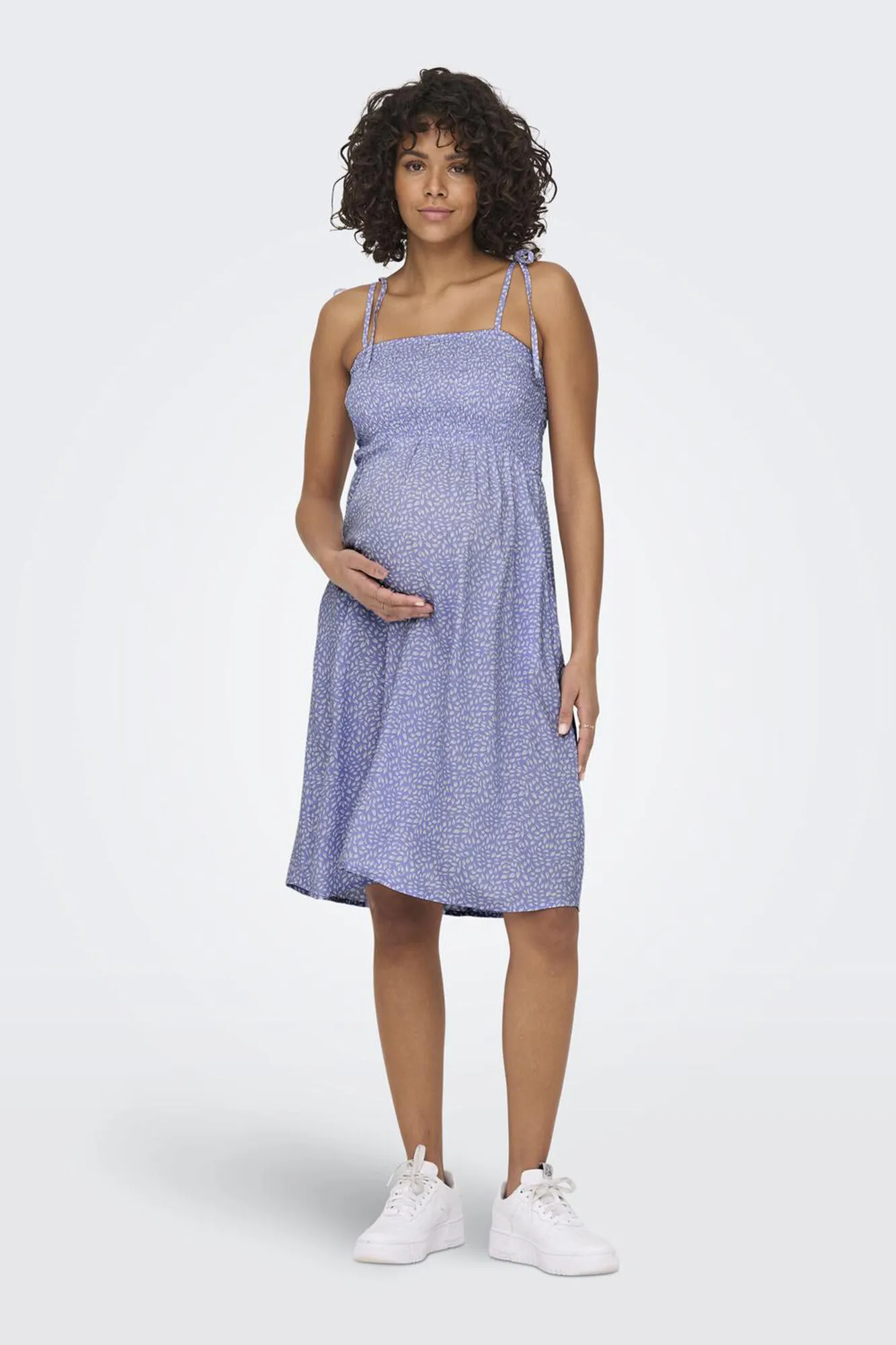 Vestido corto maternity sostenible