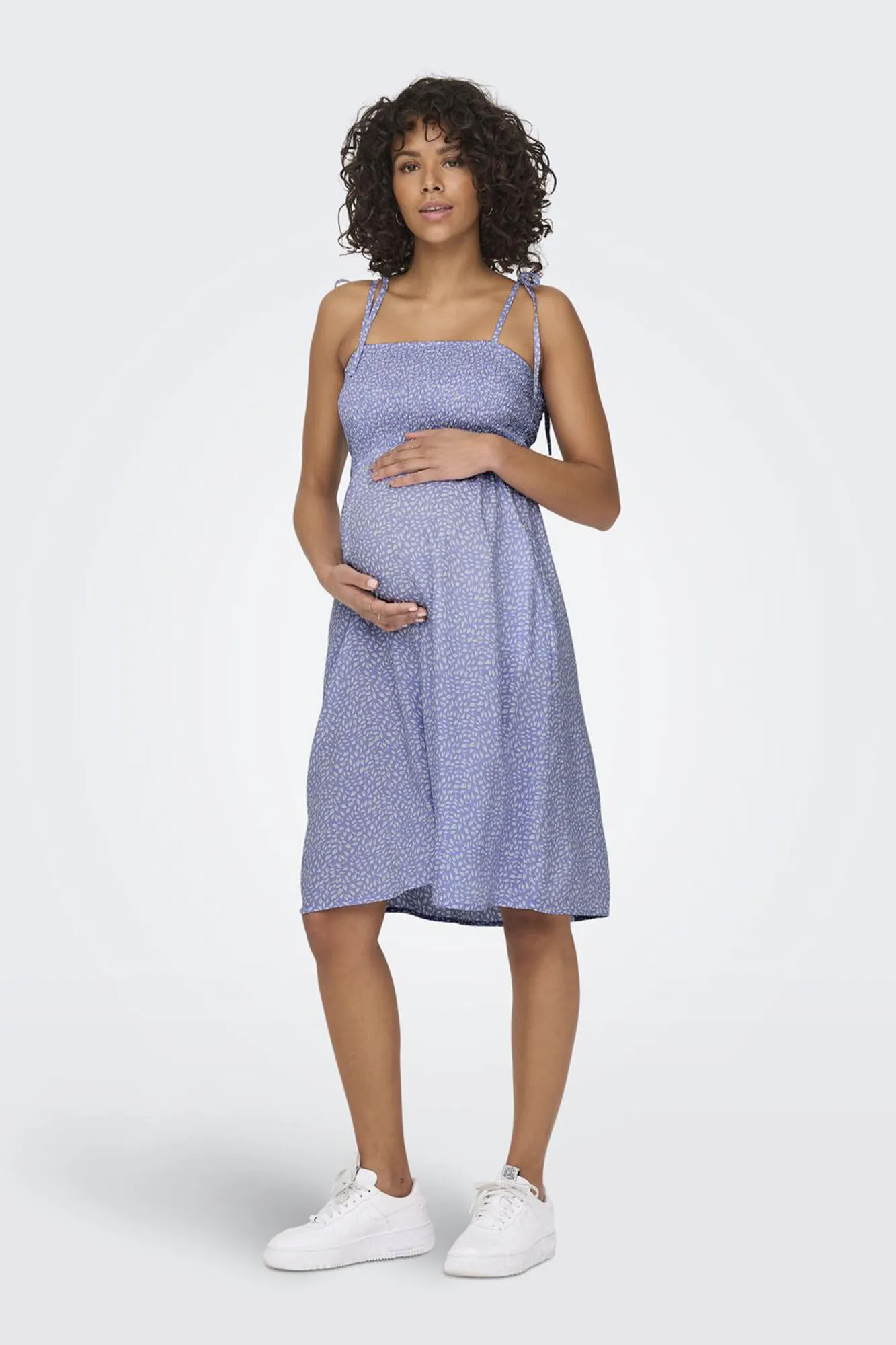 Vestido corto maternity sostenible