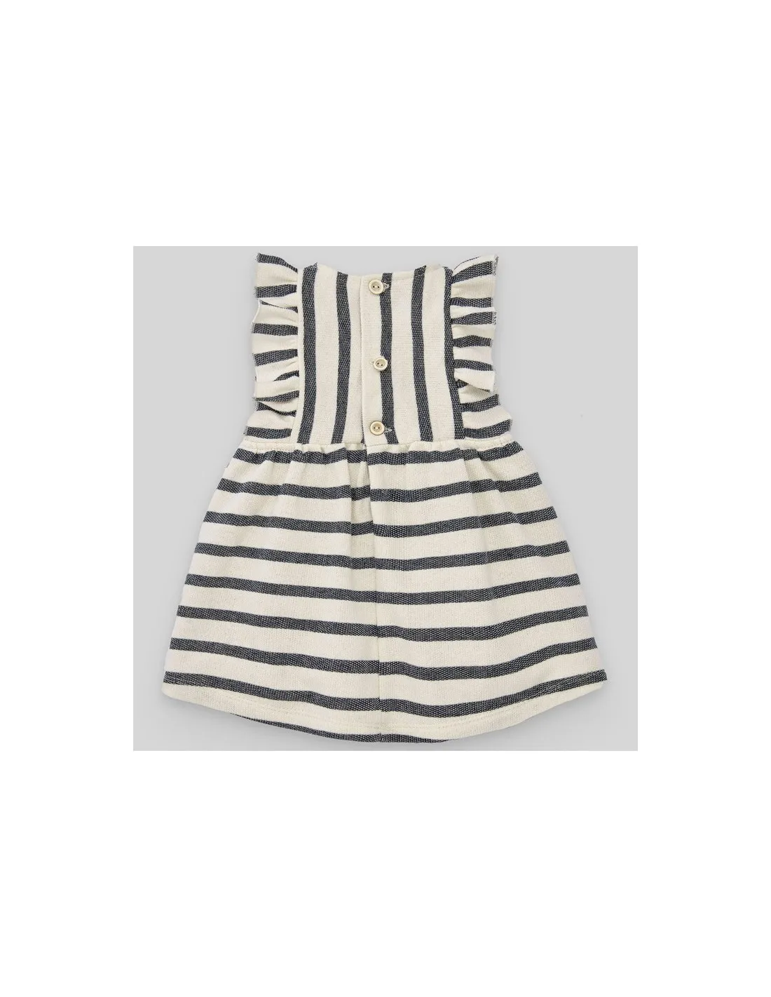 VESTIDO FELPA RAYAS NABOR PAZ RODRIGUEZ