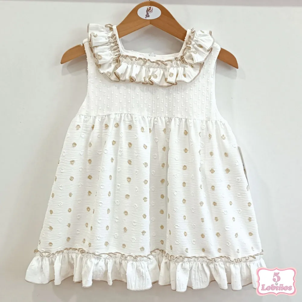 VESTIDO NIÑA PLUMETI CON BODOQUES Natolin