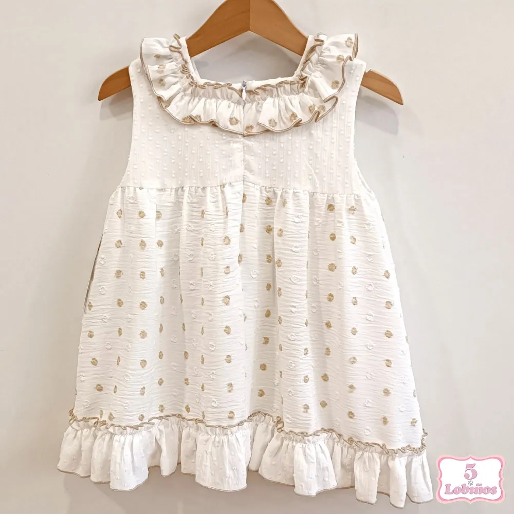 VESTIDO NIÑA PLUMETI CON BODOQUES Natolin