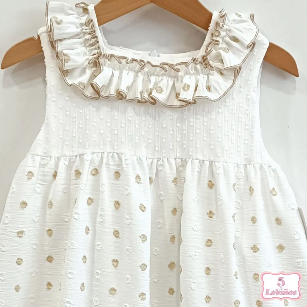 VESTIDO NIÑA PLUMETI CON BODOQUES Natolin