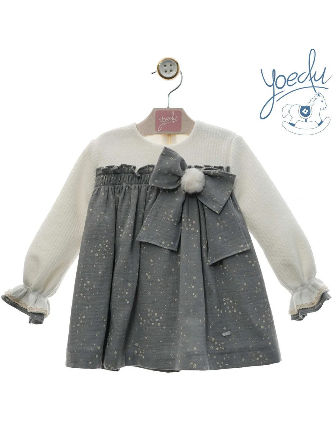 Vestido niña Robin de Yoedu invierno