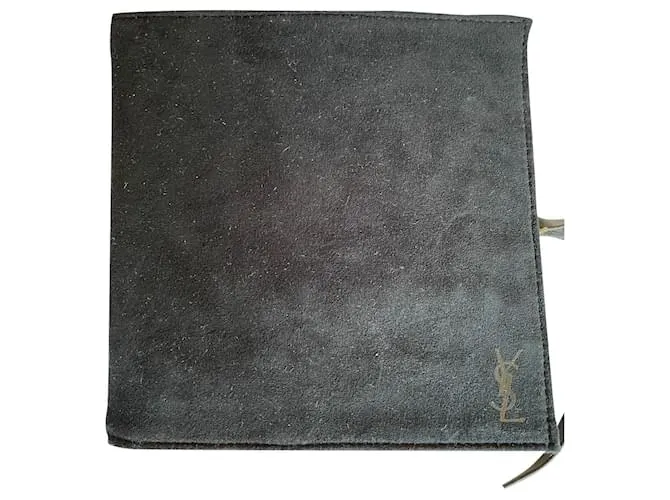 Yves Saint Laurent Bolsa de joyería YSL Negro 