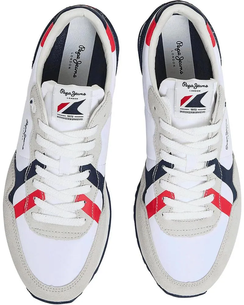 Zapatillas deporte PEPE JEANS  de Hombre ZAPATILLA PMS40007 800 WHITE  800WHITE